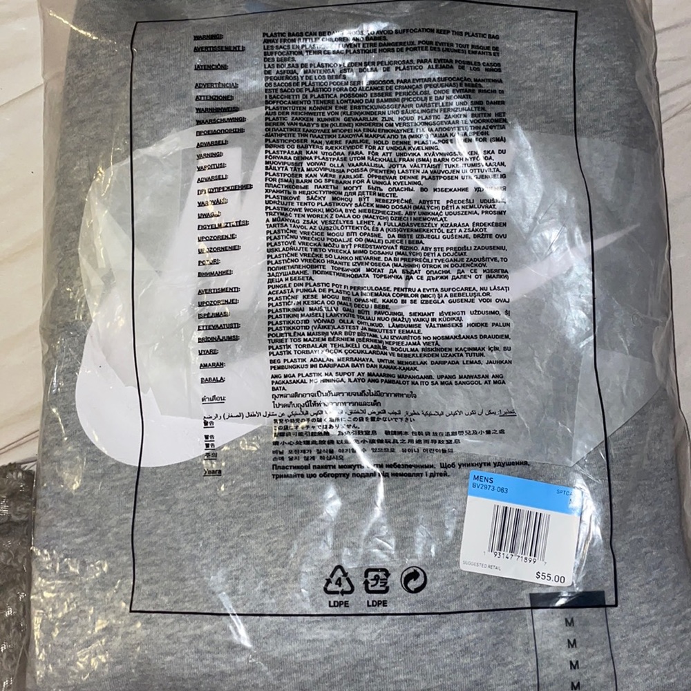 Grey Nike Club Hoodie